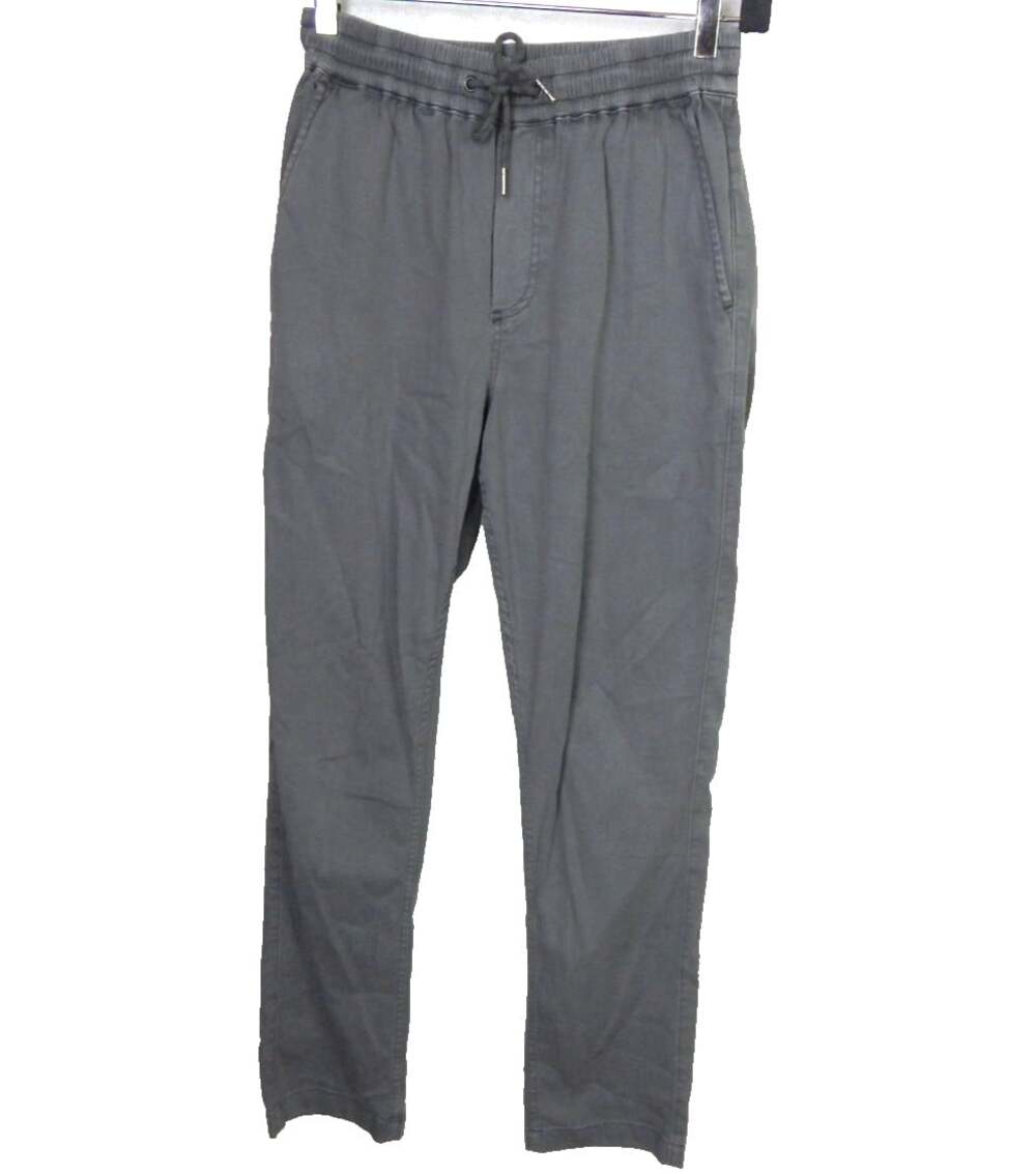 Faherty Men's XS Pants Essential Drawstring Slim Straight Casual Chino Gray